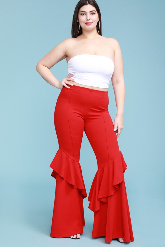 ruffled pants Ruffled Pants view 5 (bottom) - shop at us.meeeshop