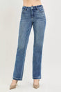 Risen Tummy Control 4way Stretch Mid Rise Straight Crease Line