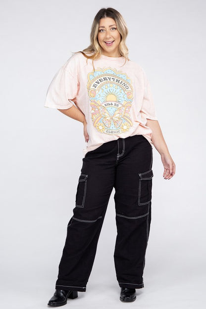 Plus Everything Will Be Alright Graphic Top | us.meeeshop
