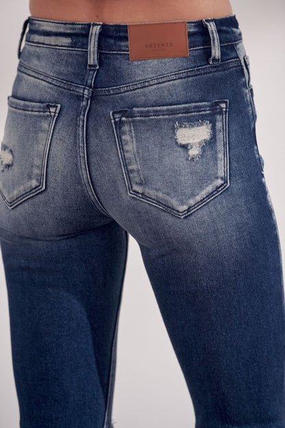 Olivia High Rise Super Flare Jeans us.meeeshop -  Pants