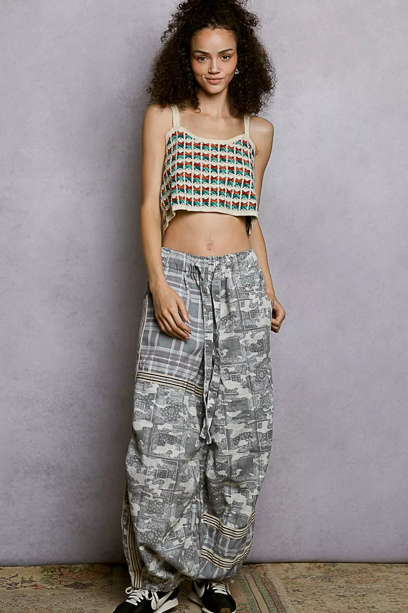 pol cropped crochet Pol Cropped Crochet Cami with Scalloped Edge view 5 (top) - shop at us.meeeshop