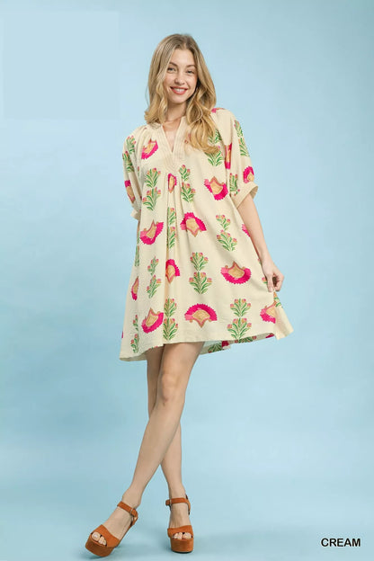 umgee abstract print Umgee Abstract Print Mini Dress view 5 (dress) - shop at us.meeeshop