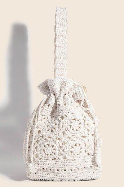 Fame Intricate Braided Single Strap Drawstring Bag - us.meeeshop