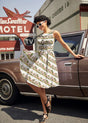 Elizabeth Dress in Woodland Sunset