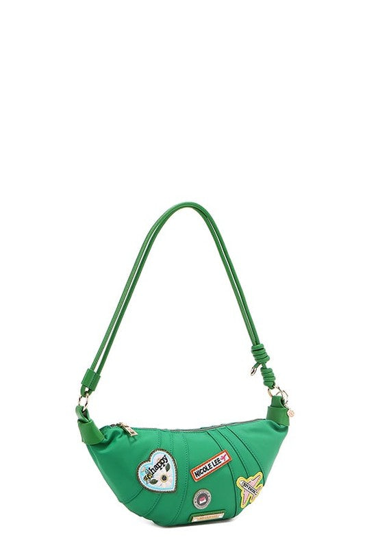 Nicole Lee USA Color Patch Croissant Bag - us.meeeshop