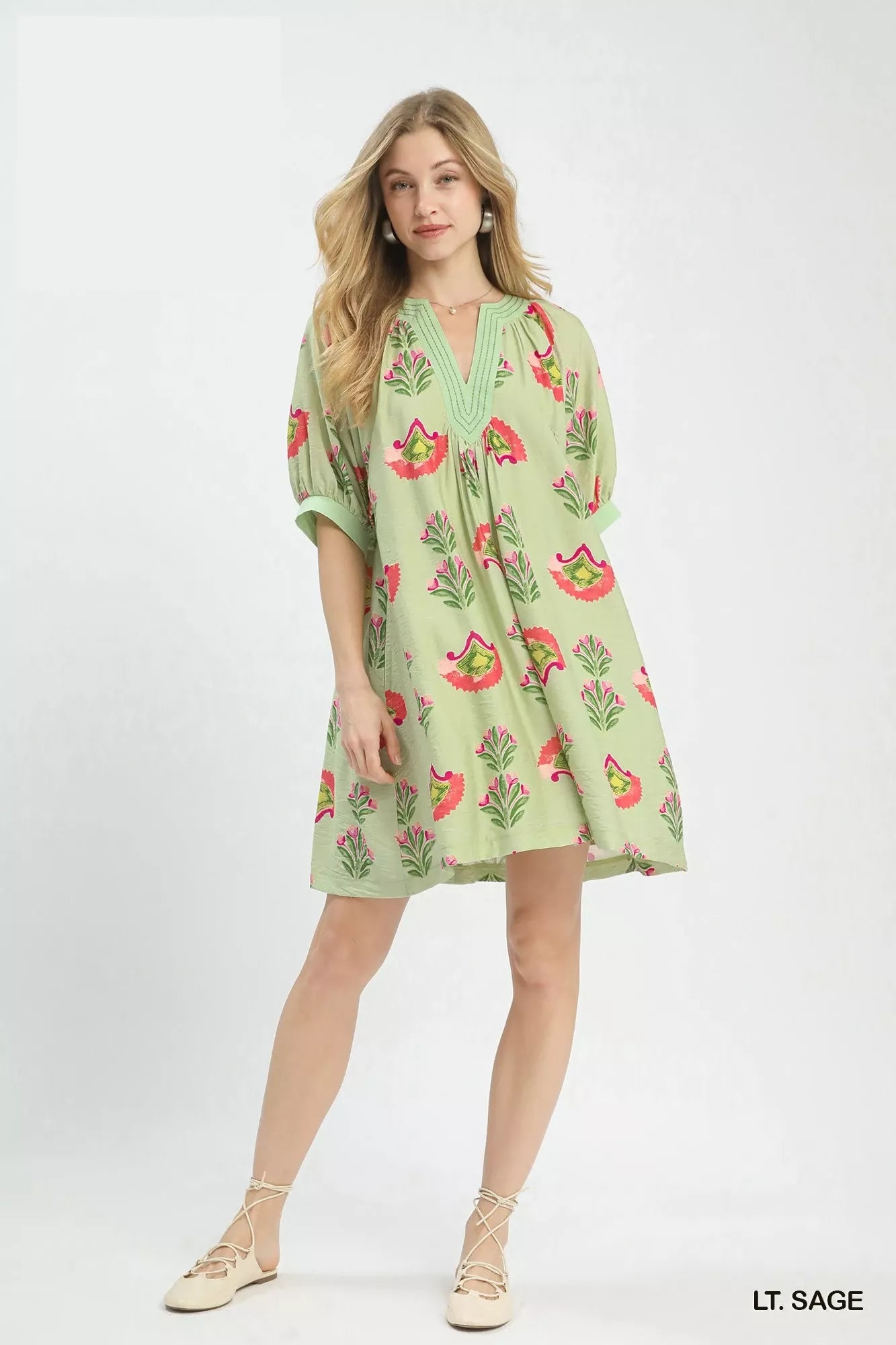 umgee abstract print Umgee Abstract Print Mini Dress view 4 (dress) - shop at us.meeeshop