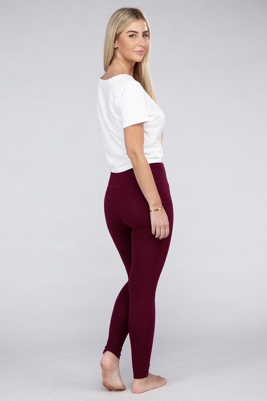 Active Leggings Featuring Concealed Pockets us.meeeshop - 