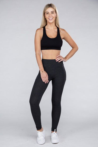 Active Leggings Featuring Concealed Pockets us.meeeshop - 