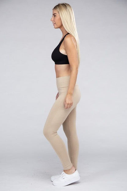 Women's Active Leggings Featuring Concealed Pockets - us.meeeshop