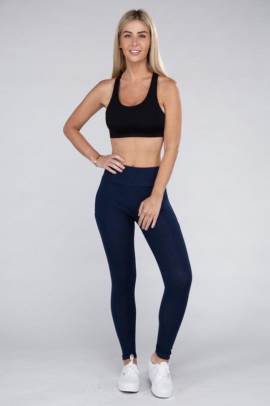 Women's Active Leggings Featuring Concealed Pockets - us.meeeshop