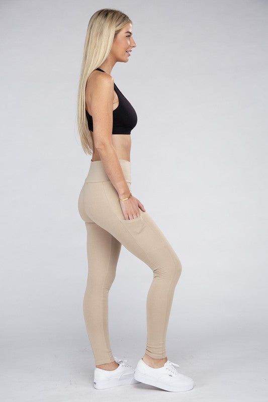 Active Leggings Featuring Concealed Pockets - us.meeeshop