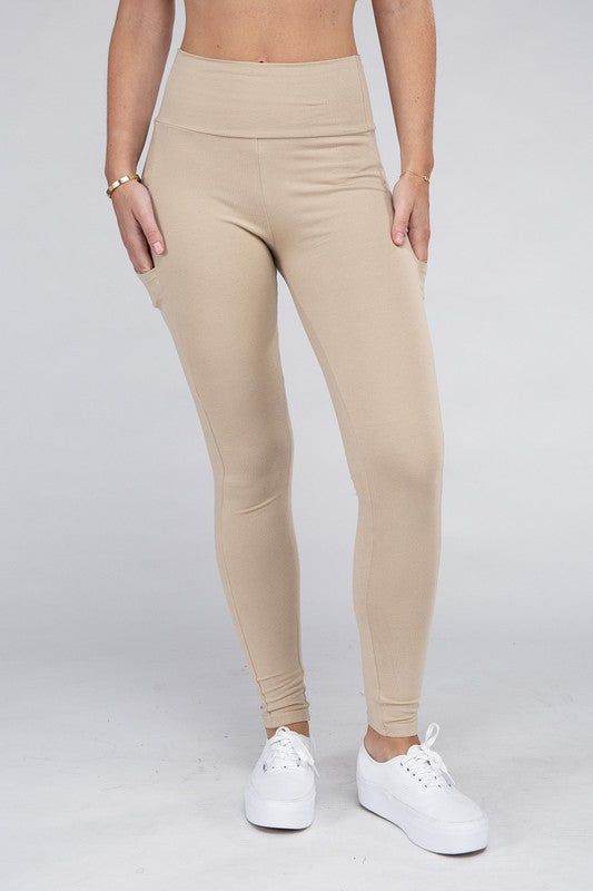 Active Leggings Featuring Concealed Pockets - us.meeeshop