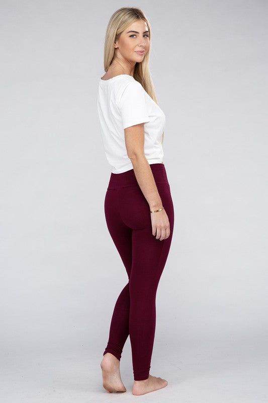 Active Leggings Featuring Concealed Pockets - us.meeeshop