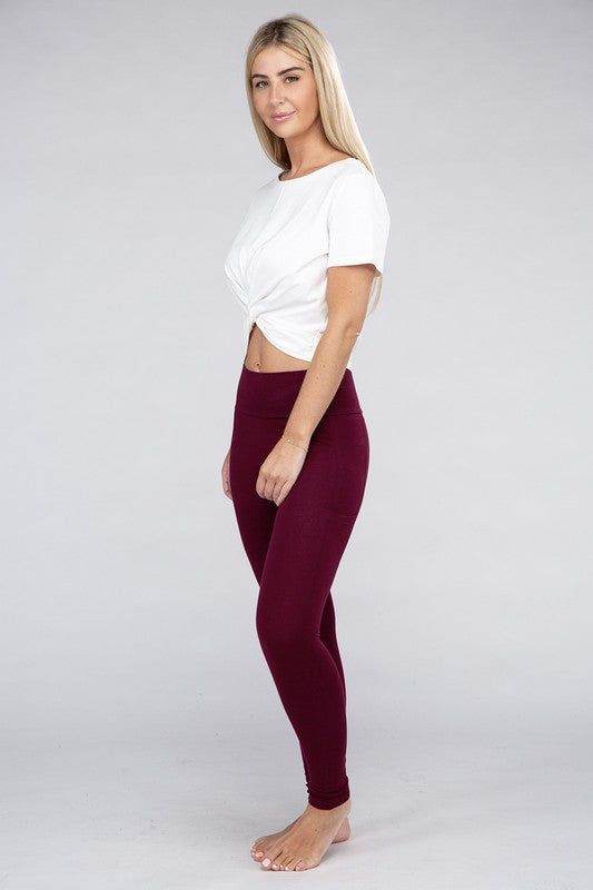 Active Leggings Featuring Concealed Pockets - us.meeeshop