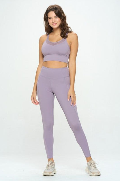 Activewear Set Top and Leggings us.meeeshop - 