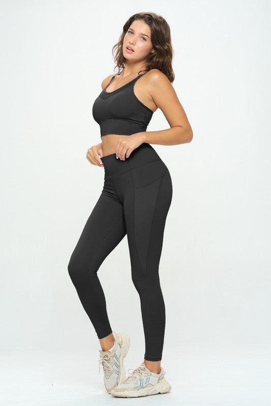 Activewear Set Top and Leggings us.meeeshop - 