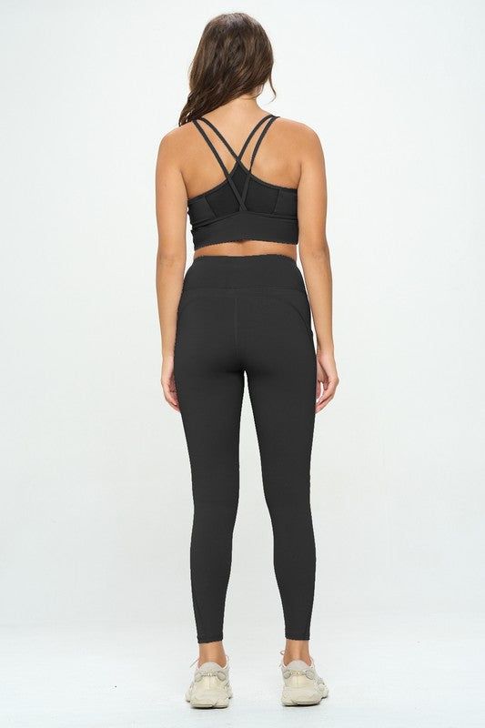 Activewear Set Top and Leggings us.meeeshop - 