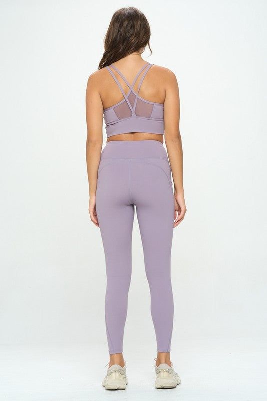 Activewear Set Top and Leggings us.meeeshop - 