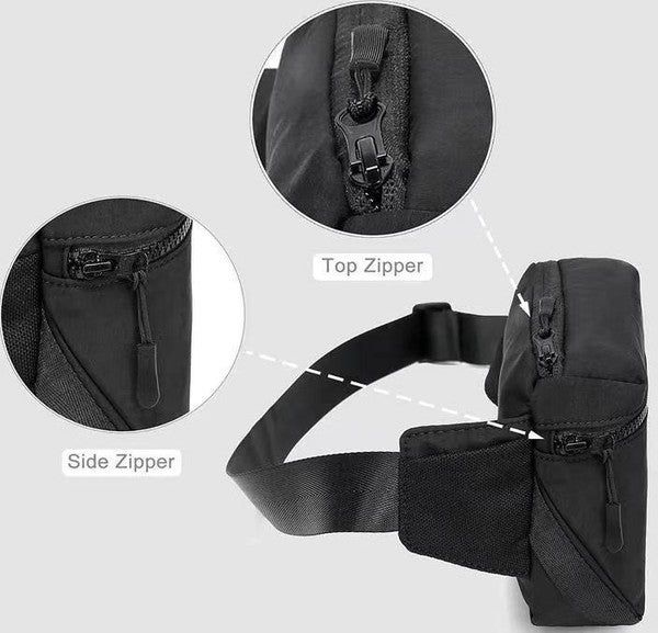 Adventurer Nylon Sling Belt Bag us.meeeshop - 