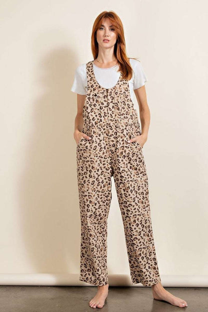 Animal/leopard Printed Jumpsuit | us.meeeshop
