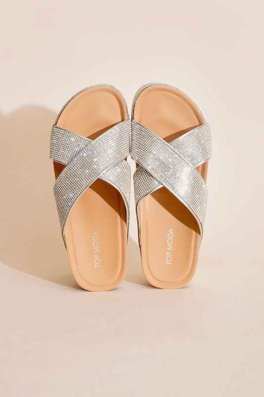 Apollo-1 Rhinestone Slides us.meeeshop - 