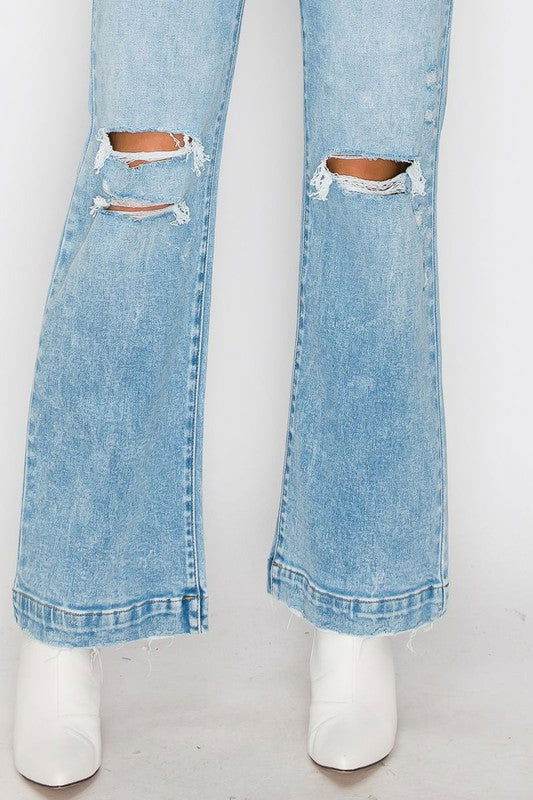 Artemis Vintage 90'S Vintage Stretch Wide Jeans In Light us.meeeshop - 