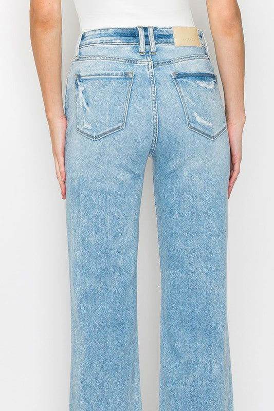 Artemis Vintage 90'S Vintage Stretch Wide Jeans In Light us.meeeshop - 