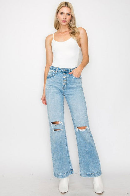 Artemis Vintage 90'S Vintage Stretch Wide Jeans us.meeeshop - Pants