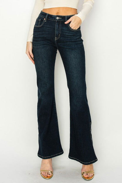 Artemis Vintage High Rise Flare Jeans us.meeeshop - 