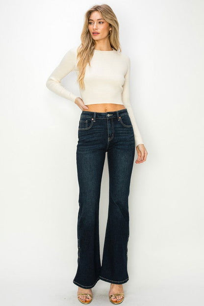 Artemis Vintage High Rise Flare Jeans us.meeeshop - 