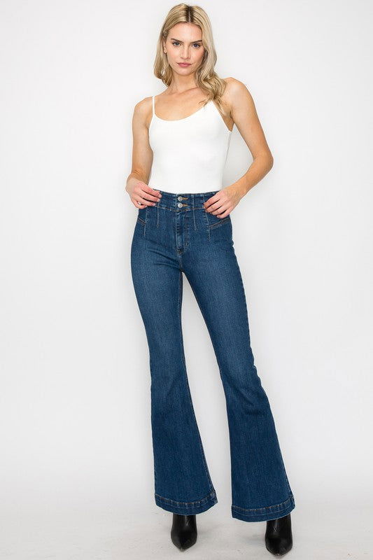 Artemis Vintage High Rise Modern Flare Jeans us.meeeshop - Pants