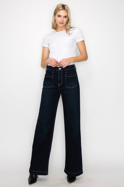 Artemis Vintage High Rise Modern Wide Jeans us.meeeshop - 