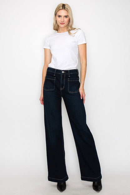 Artemis Vintage High Rise Modern Wide Jeans us.meeeshop - 