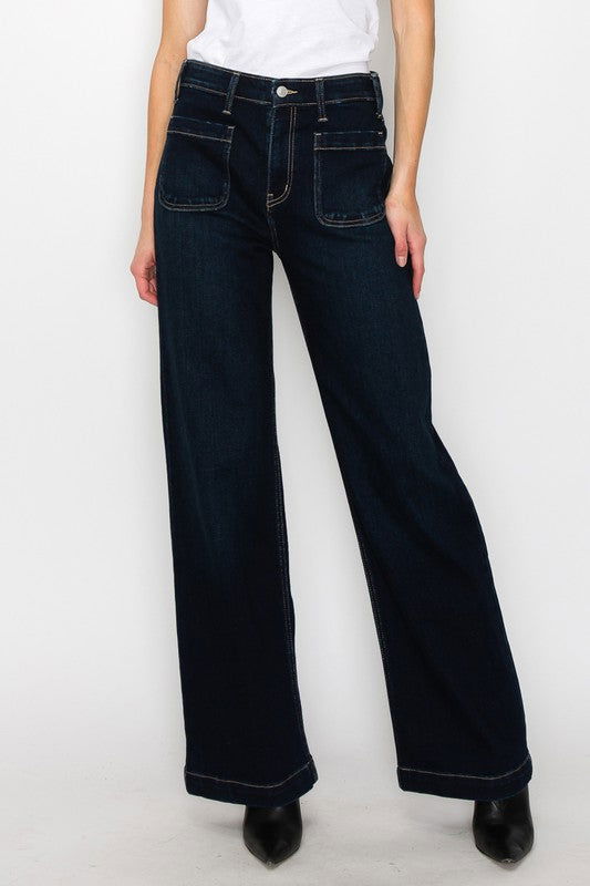 Artemis Vintage High Rise Modern Wide Jeans us.meeeshop - 