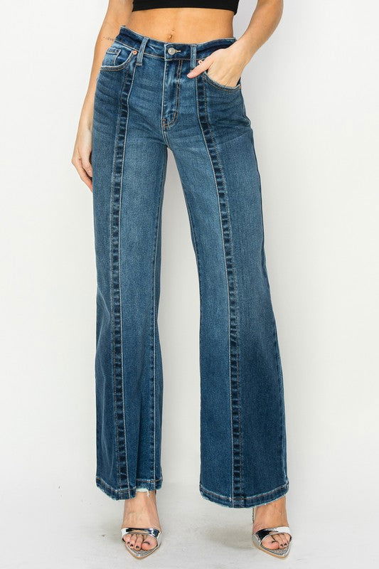 Artemis Vintage High Rise Relaxed Flare Jeans us.meeeshop - 