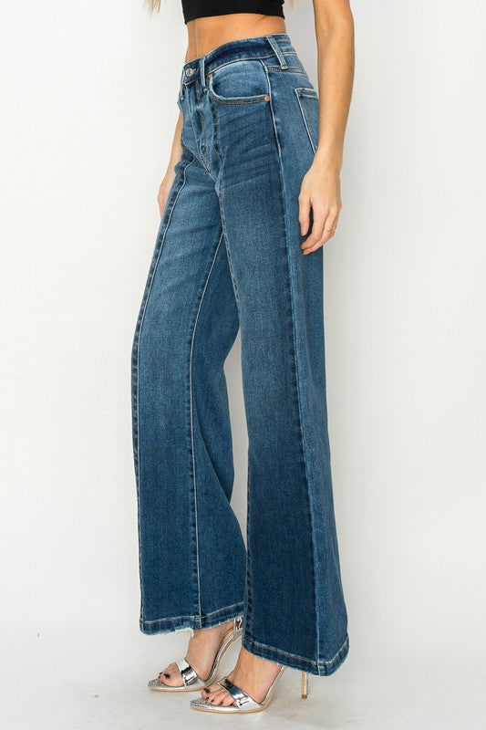 Artemis Vintage High Rise Relaxed Flare Jeans us.meeeshop - 