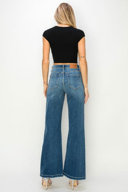 Artemis Vintage High Rise Relaxed Flare Jeans us.meeeshop - 