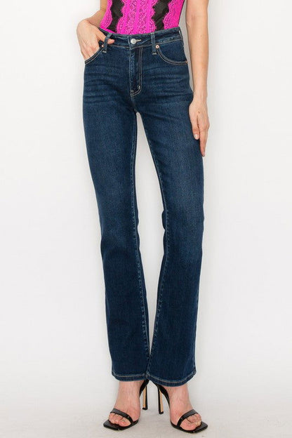 Artemis Vintage High Rise Skinny Bootcut Jeans us.meeeshop - 