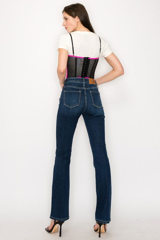 Artemis Vintage High Rise Skinny Bootcut Jeans us.meeeshop - 