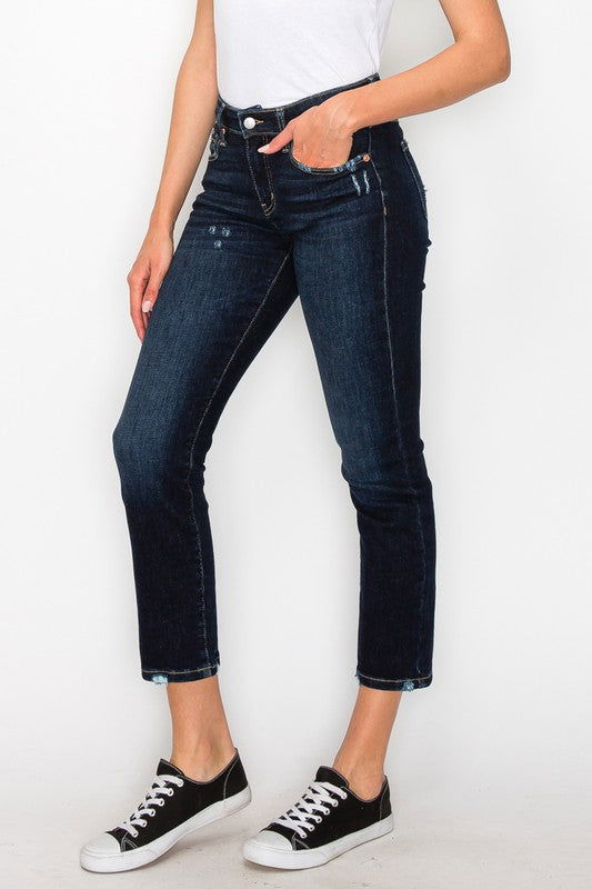 Artemis Vintage High Rise Skinny Straight Jeans us.meeeshop - 