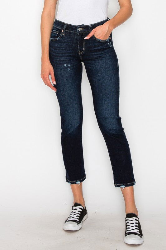 Artemis Vintage High Rise Skinny Straight Jeans us.meeeshop - Pants