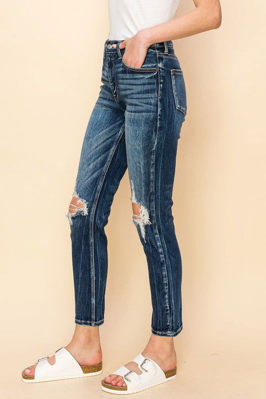 Artemis Vintage High Rise Stretch Ankle Cigarette Jeans us.meeeshop - 