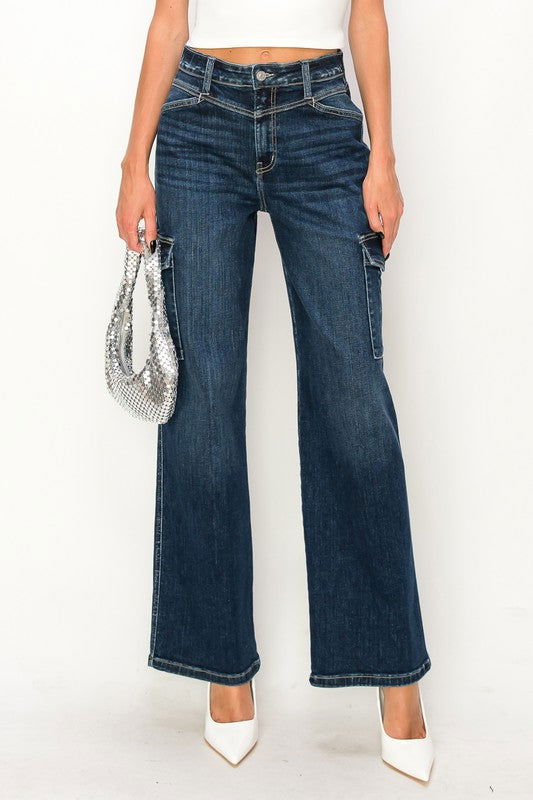 Artemis Vintage High Rise Wide Jeans us.meeeshop - 