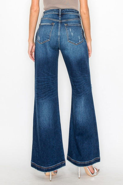 Artemis Vintage Ultra High Rise Relaxed Flare Jeans us.meeeshop - 