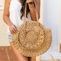 Straw Circle Tote