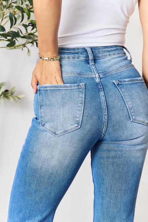 BAYEAS Raw Hem Skinny Jeans | us.meeeshop