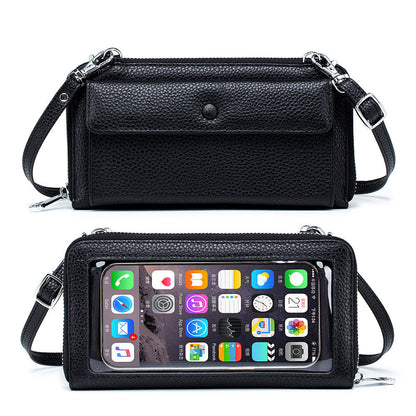 Ryann Genuine Leather Phone Wallet Crossbody