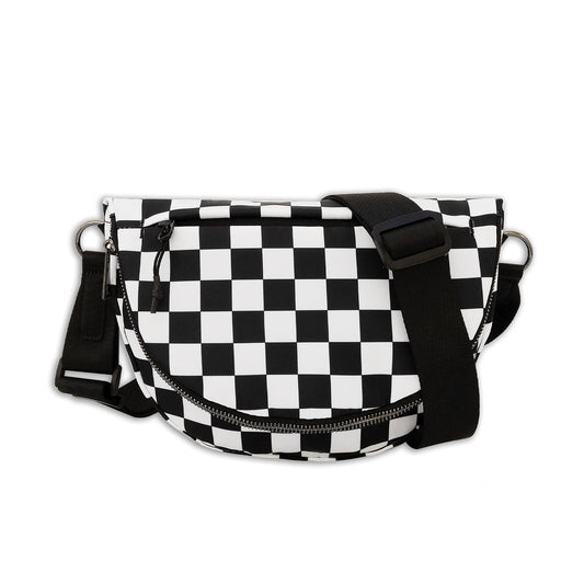 olivia nylon check Olivia Nylon Check Foldover Crossbody view 15 (bag) - shop at us.meeeshop