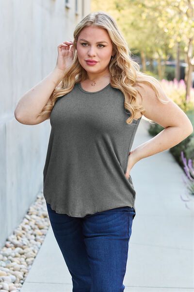 Basic Bae Round Neck Tank us.meeeshop - 