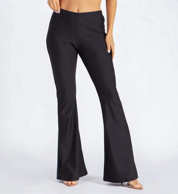 Basic Pants with Flared Leg - us.meeeshop